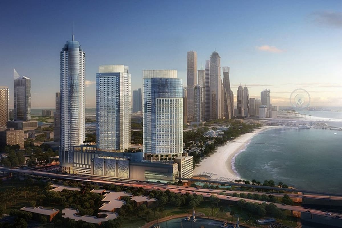 Nakheel Palm Beach Towers exterior, artist’s impression